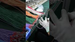 Wire harness processing process.