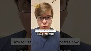 ‼️🆓️ How to Use DALL-E 3 for FREE 🔥🖼 #shorts #dalle2 #openai #chatgpt