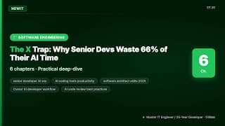 The X Trap: Why Senior Devs Waste 66% of Their AI Time | #NEWIT