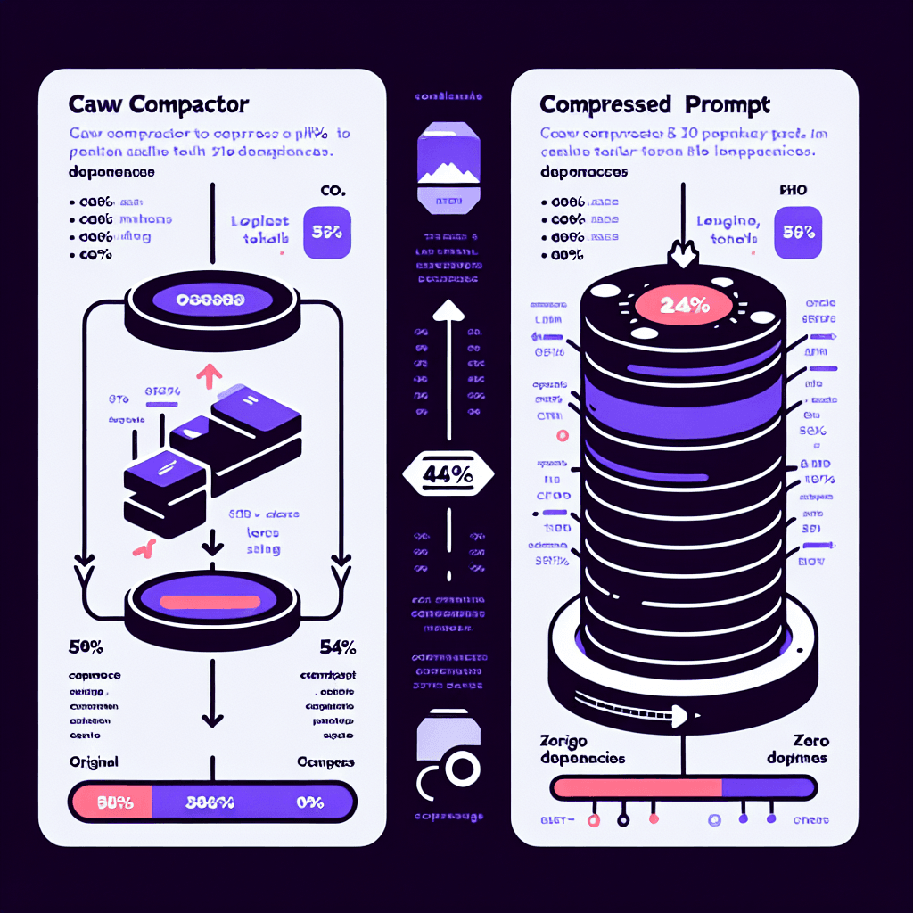 Claw Compactor: compress LLM tokens 54% with zero dependencies