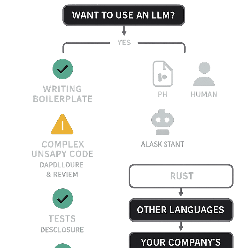 LLM Policy for Rust Compiler